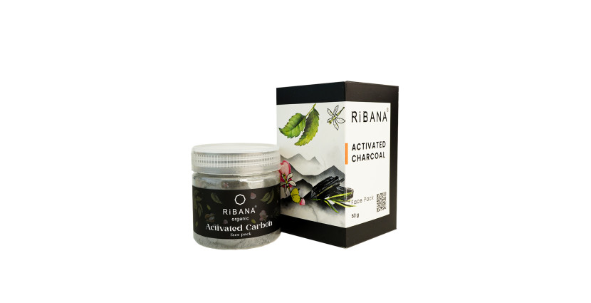 RiBANA Activated Charcoal Face Pack - 50gm